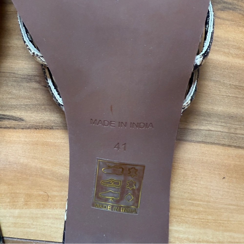 Free People Snakeskin Pattern Sandals - Picture 5 of 10